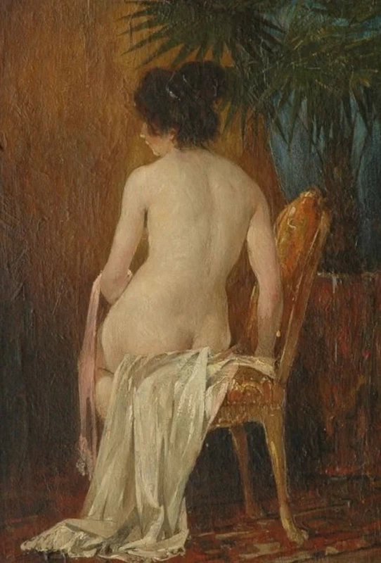 Nudo seduto
